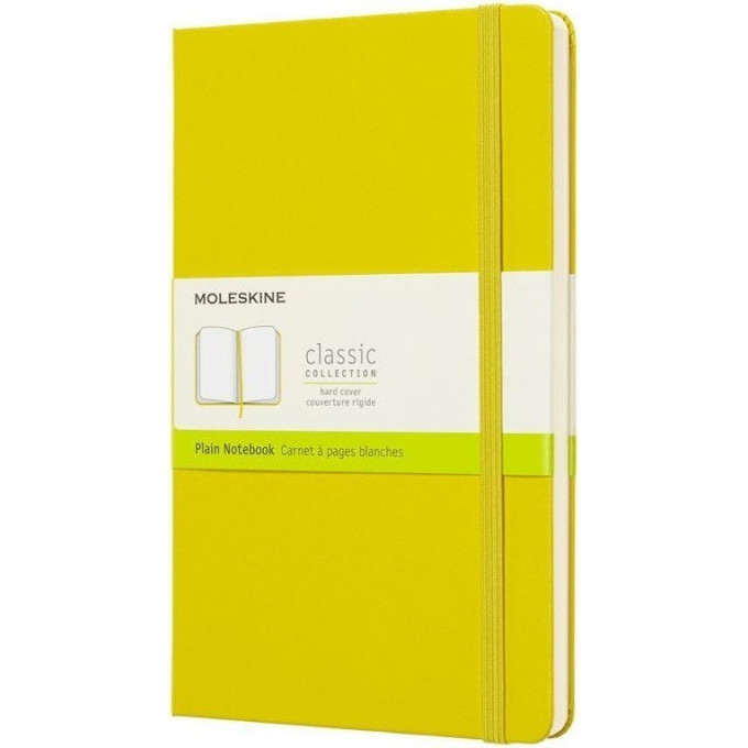 Блокнот MOLESKINE Classic Large, нелинованный, жёлтый QP062M18