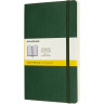 Блокнот MOLESKINE Classic Soft Large, клетка, зелёный QP617K15